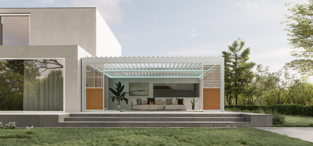 aluminum pergola